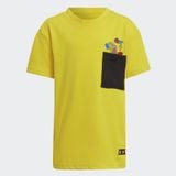 Áo Thun Thời Trang Trẻ Em Adidas APP Lk Lego Cl Tee Yellow/Black GU1858
