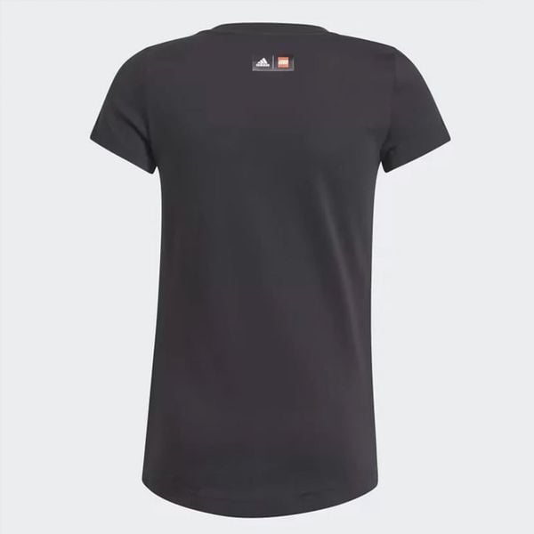 Áo Thun Thời Trang Bé Gái Adidas APP Jg Lego Gfx Black GU8903