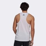 Áo Tanktop Chạy Bộ Nam Adidas APP Run Logo Tank M White GV1355