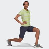 Quần Ngắn Bó Chạy Bộ Nữ Adidas APP FastImp Bike T SHANAV/ORARUS H57765