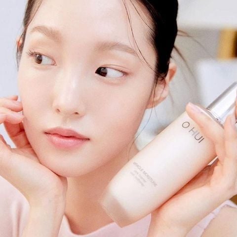 Full Size Sữa Dưỡng OHUI Miracle Moisture Pink Barrier Emulsion 130ml (Hàng tách set)