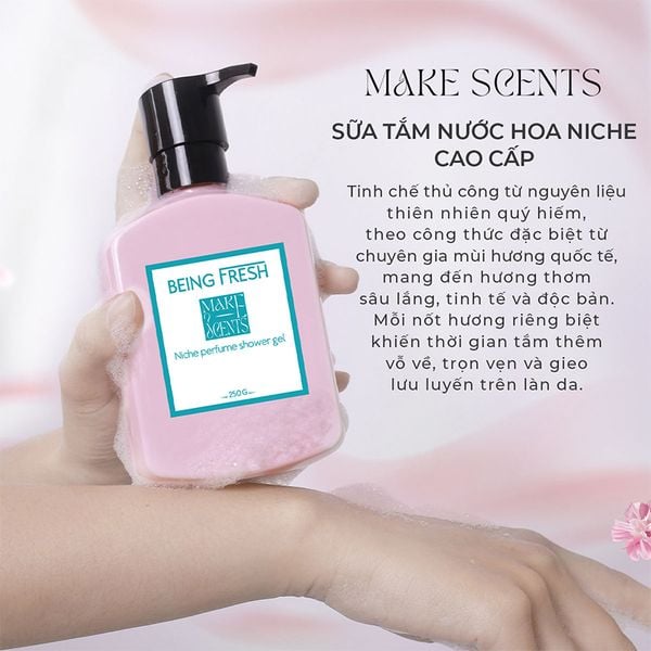 (HSD: 11/2026) Sữa Tắm Nước Hoa Niche Make Scents Hương Quả Mọng Tươi Mát - Being Fresh 250Gr