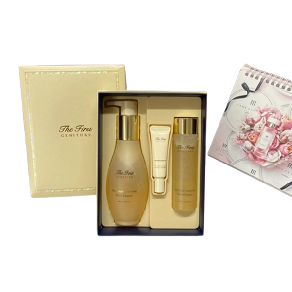 Full Size Set Sữa Rửa Mặt Tinh Chất Vàng Ohui The First Geniture Foam Cleanser 3 Món