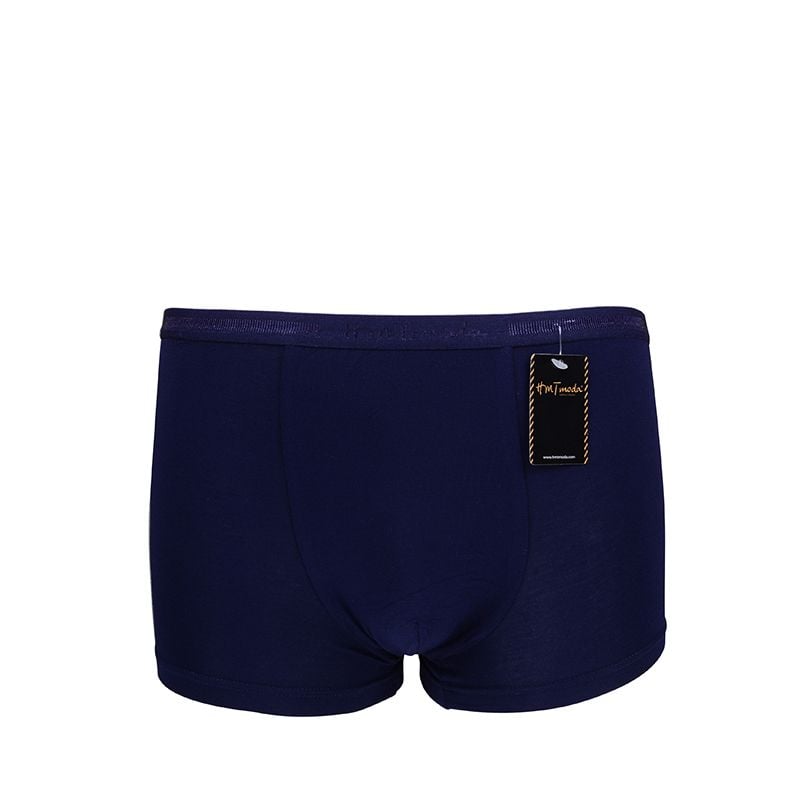 Quần Lót Nam Boxshorts Bảng Lưng Hoạ Tiết Màu Xanh Navy HMTmoda