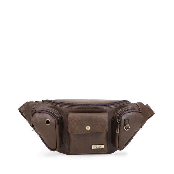 Túi Đeo Chéo Trước Ngực Nam Phối Ngăn Cá Tính IDIGO MB2-3360