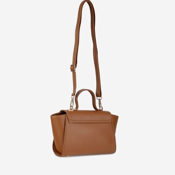 Túi Xách Tay Đeo Chéo Nữ Nắp Gập Khóa Kim Loại Thanh Lịch IDIGO FB2-4101