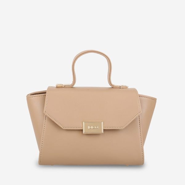 Túi Xách Tay Đeo Chéo Nữ Nắp Gập Khóa Kim Loại Thanh Lịch IDIGO FB2-4101