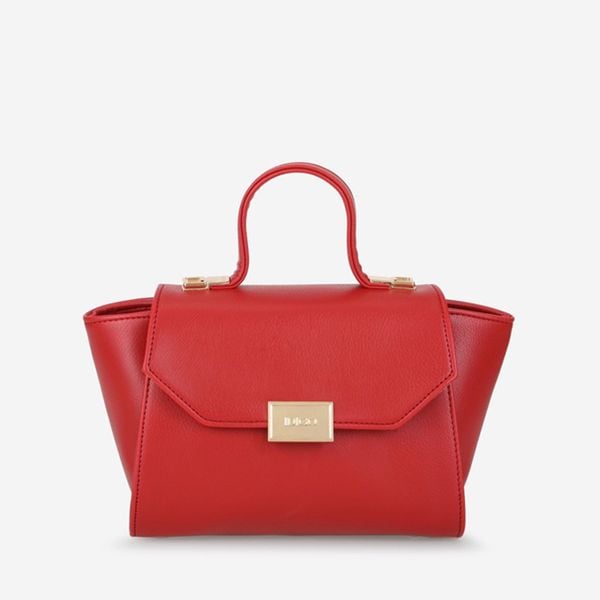 Túi Xách Tay Đeo Chéo Nữ Nắp Gập Khóa Kim Loại Thanh Lịch IDIGO FB2-4101