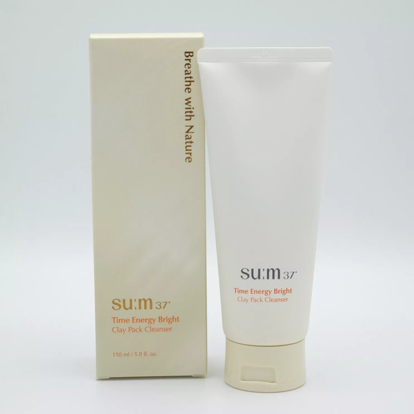 Full Size Sữa Rửa Mặt Làm Sạch Sâu, Thu Nhỏ Lỗ Chân Lông Su:m 37 Time Energy Bright Clay Pack Cleanser 150ml