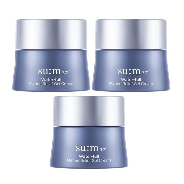 Combo 3 Kem Dưỡng Su:m37 Water-full Marine Relief Gel Cream 10mlx3