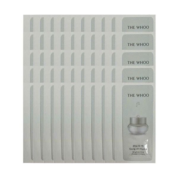 Combo 50 Kem Dưỡng Sáng Da The WHOO Gongjinhyang Brightening Power Cream 1mlx50