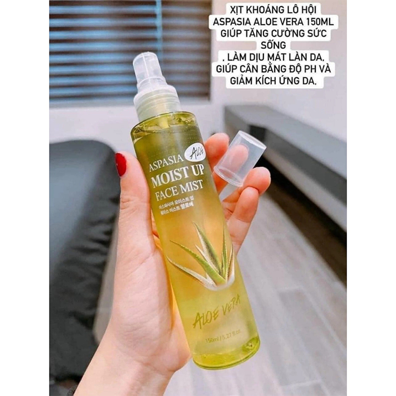 Xịt Khoáng Lô Hội Aspasia Moist Up Face Mist 150ml Vstyle.vn