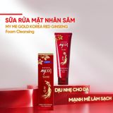 Sữa Rửa Mặt Nhân Sâm Đỏ Hàn Quốc My Me Gold 130ml