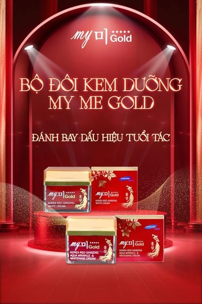Kem Dưỡng Ban Đêm Sâm Đỏ Aqua Wrinkle My Me Gold 50ml