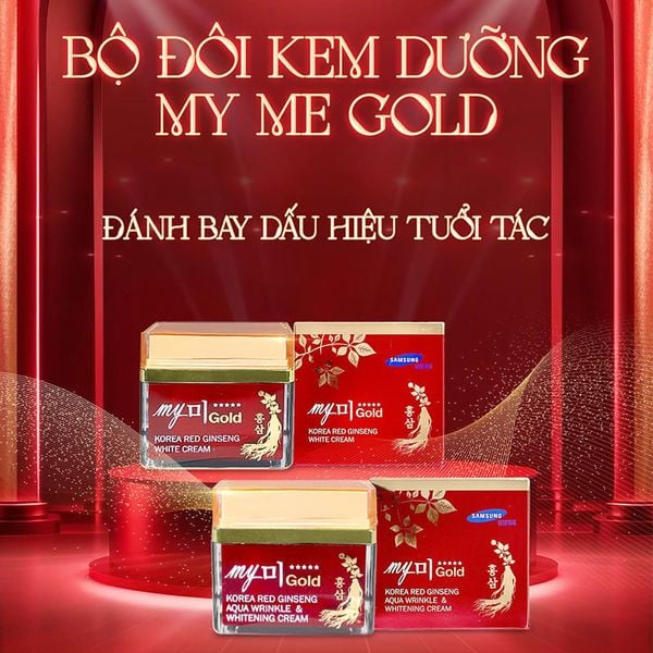 Kem Dưỡng Da Ban Ngày Sâm Đỏ White Cream My Me Gold 50ml
