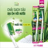 Combo 5 Bàn Chải Đánh Răng Than Tre LG Perioe Bamboo Salt Antiplague (5 cái)