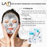 Hộp Mặt Nạ Bạc Làm Trắng Dưỡng Ẩm Laon Fresh Meso Essence Mask Tranexamic Acid Whitening Hydrating 30ml (10 Miếng )
