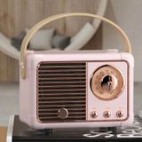 Loa Bluetooth Cổ Điển Mini Màu Hồng Mẫu JPRO085