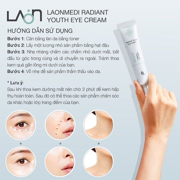 Kem Dưỡng Mắt Laonmedi radiant youth eyecream 40ml