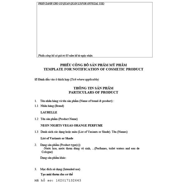 Nước Hoa Nữ Laurelle Neon Nights Vegas Orange 30ml