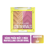 Bảng Phấn Mắt Đôi Maybelline Color Rivals Shadow Duo Palette Màu Assertive x Coy 3G