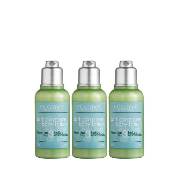 (HSD: 5/2024) Combo 3 Sữa Dưỡng Thể Chiết Xuất 5 Loại Tinh Dầu Loccitane Aromachology Body Lotion 35mlx3 - E