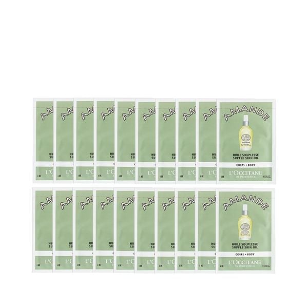 (HSD: 8/2024) Combo 20 Tinh Dầu Chống Rạn L'Occitane Hạnh Nhân Supple Skin Oil 4mlx20