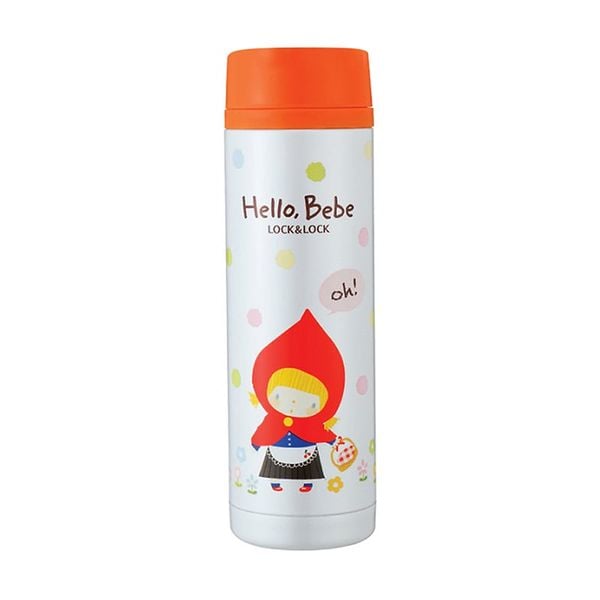 Bình Giữ Nhiệt Hello Bebe Hình Bông Tuyết 330ml Màu Xanh Lá Hoặc Màu Cam (giao màu ngẫu nhiên)