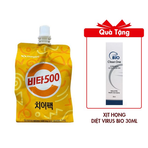 (HSD: 8/2024) Thực Phẩm Bổ Sung Nước Táo Vita500 Dạng Túi, 250ml
