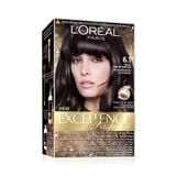 (HSD: 1/2026) Kem Nhuộm Dưỡng Tóc Màu Thời Trang LOreal Paris Excellence Fashion 6.1 Nâu Khói 172ml