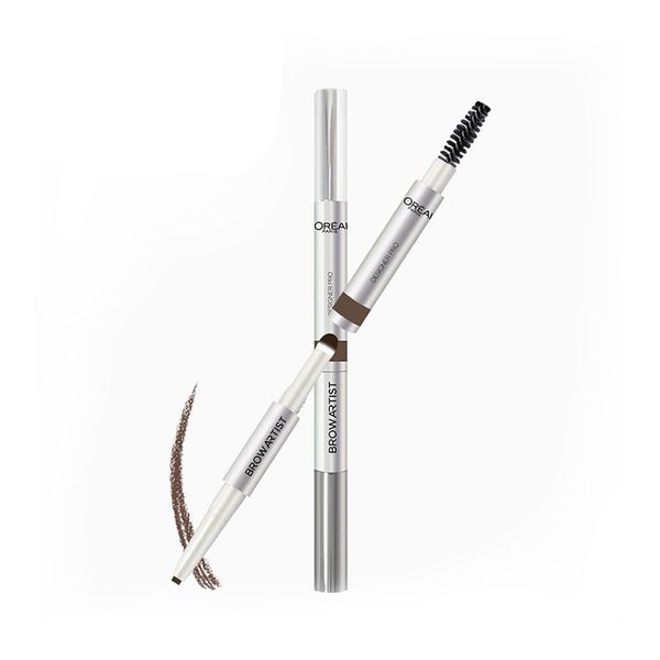 Kẻ Chân Mày L'Oreal 3 Trong 1 Màu Nâu Tối Dark Brown Brow Artist Designer Pro 1.19g