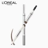 Kẻ Chân Mày L'Oreal 3 Trong 1 Màu Nâu Tối Dark Brown Brow Artist Designer Pro 1.19g