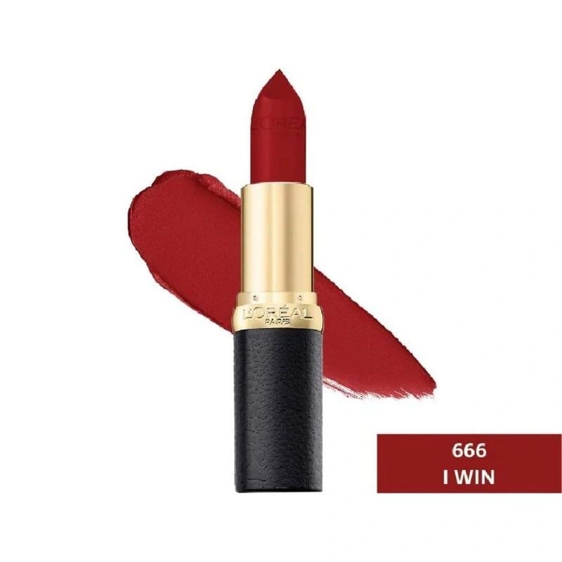 Son Lì L'Oréal Color Riche Matte #666 I Win Đỏ Thuần 3.7Gr