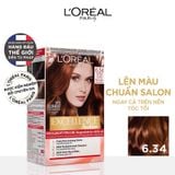 Kem Nhuộm Dưỡng Tóc L'Oreal Excellence Fashion Hair Color Cream #6.34 Intense Golden Auburn Vàng Đậm 172ml