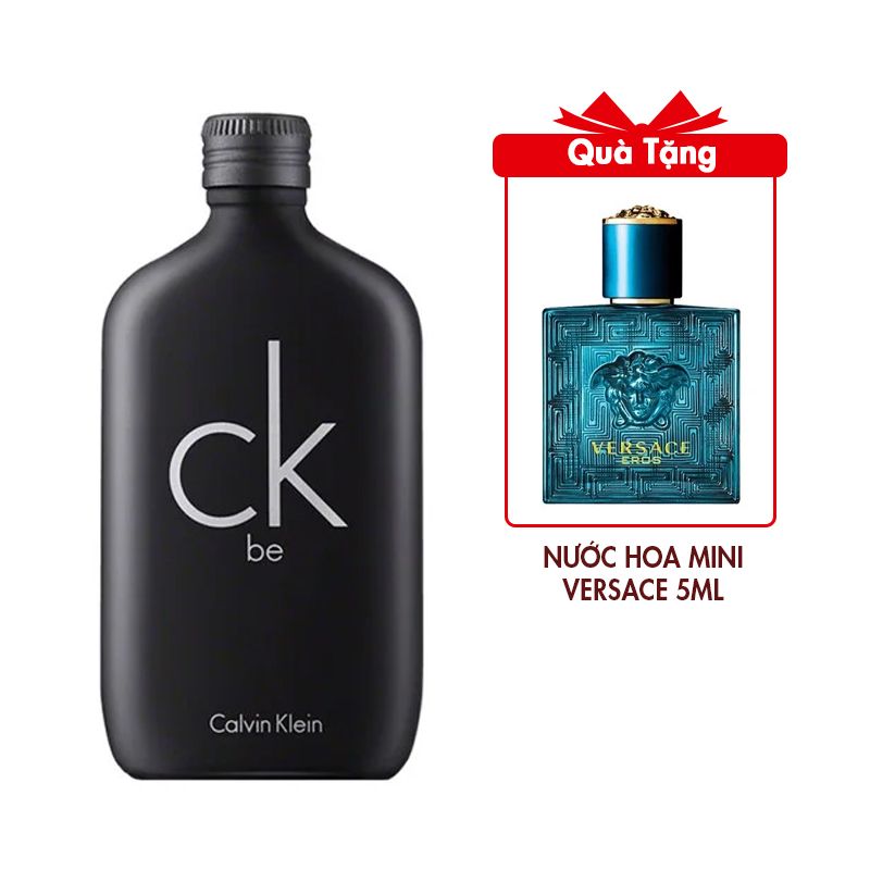 Nước Hoa Calvin Klein Be EDT 100ml Tặng Nước Hoa Mini Versace Eros EDT 5ml