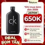 Nước Hoa Calvin Klein Be EDT Spray 200ml (DEAL BOM TẤN 999K)