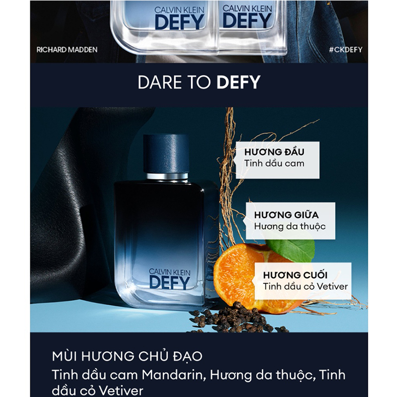 Nước Hoa Calvin Klein Defy Eau De Parfum 200ml – 