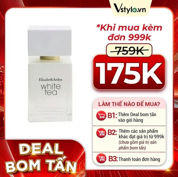 Nước Hoa Nữ Elizabeth Arden White Tea EDT 30ml (S)(DEAL BOM TẤN 999K)