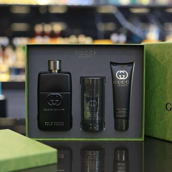 Bộ Qùa Tặng Nước Hoa Nam Gucci Guilty Pour Homme EDP 90ml-50ml-75ml