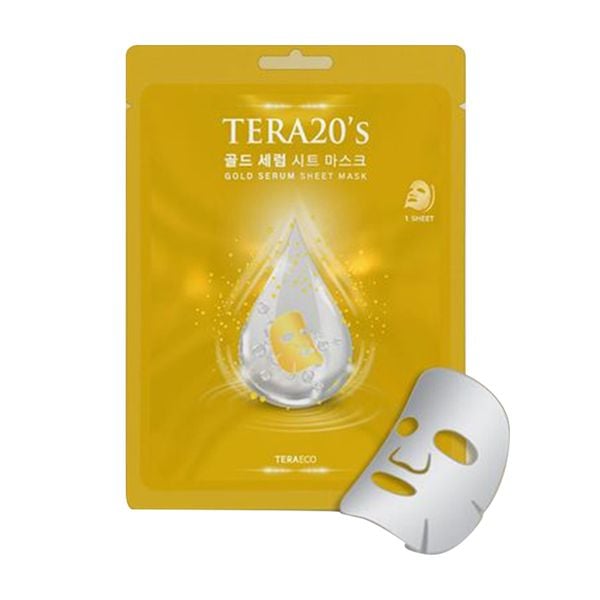 Hộp Mặt Nạ Tinh Chất Vàng Tera20’S (hộp 8 miếng)
