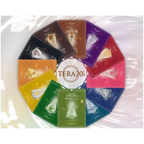 Hộp Mặt Nạ Tinh Chất Collagen Tera20’S (hộp 8 miếng)