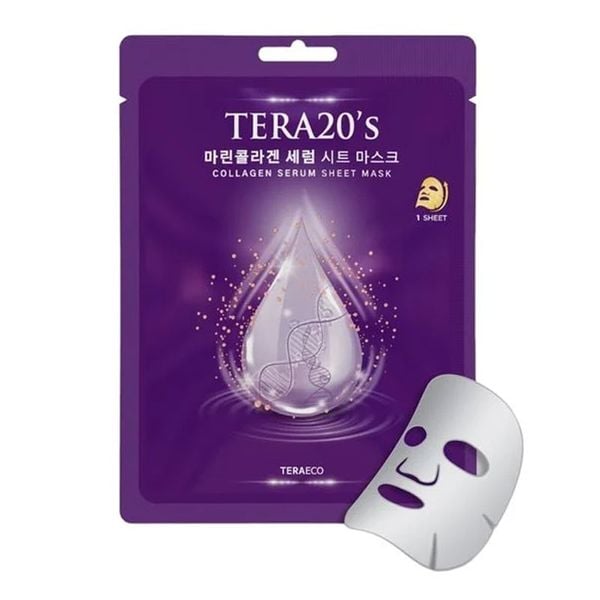 Hộp Mặt Nạ Tinh Chất Collagen Tera20’S (hộp 8 miếng)