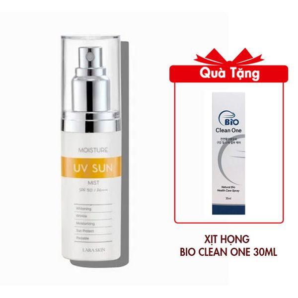 (HSD: 9/2026) Xịt Chống Nắng Lara Moisture UV SUN chai 50ml
