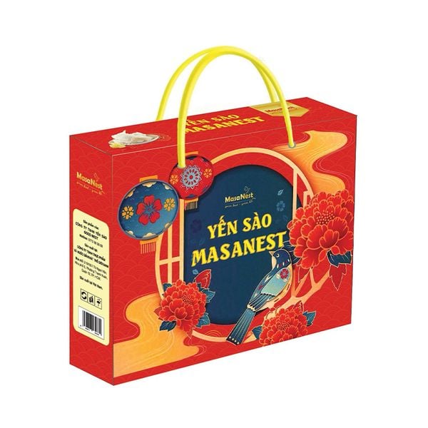 Yến Tổ Chưng Đông Trùng Hạ Thảo Masanest (Hộp 6 hũ)