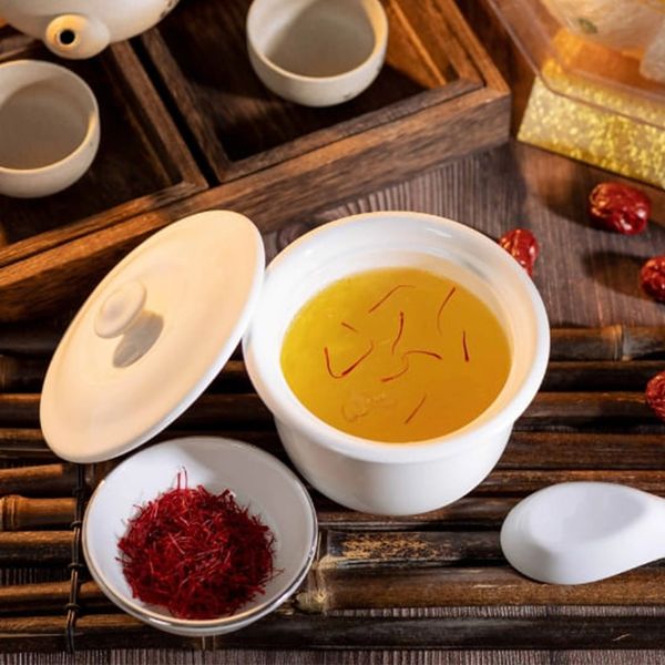 (HSD: 11/2026) Yến Tổ Chưng Saffron Masanest (Hộp 6 hũ)