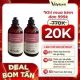 Combo Sữa Tắm Dưỡng Thể Trắng Da Hương Nước Hoa Mcnally Dưỡng Ẩm, Sáng Da, Cho Da Mềm Mịn, Lưu Hương Lâu 500mlx2 (DEAL BOM TẤN 999K)