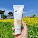 (HSD: 4/2025) Combo 2 Sữa Rửa Mặt Cho Da Khô Chiết Xuất Mầm Lúa Mạch Hebeheba Real Rice Cleansing Foam 120mlx2