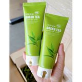 (HSD: 4/2025) Combo 2 Sữa Rửa Mặt Cho Da Hỗn Hợp Chiết Xuất Trà Xanh Hebeheba Real Greentea Cleansing Foam 120mlx2