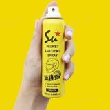 (HSD: 9/2025) Xịt Khử Mùi Diệt Khuẩn Nón Bảo Hiểm Lưu Hương Su Track 75ml Màu vàng