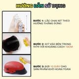 (HSD: 9/2025) Xịt Khử Mùi Diệt Khuẩn Nón Bảo Hiểm Lưu Hương Su Track 75ml Màu vàng